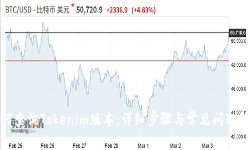 如何查询Tokenim版本：详细步骤与常见问题解答